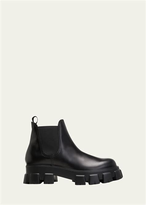 prada chelsea boots men|Prada monolith boots men's.